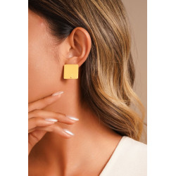 Tête de clip en Acier Carré Doré