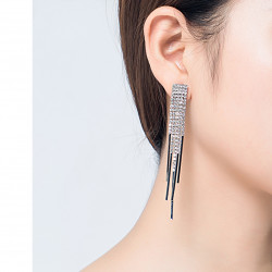 Lemis - Boucle d'oreilles tige noir