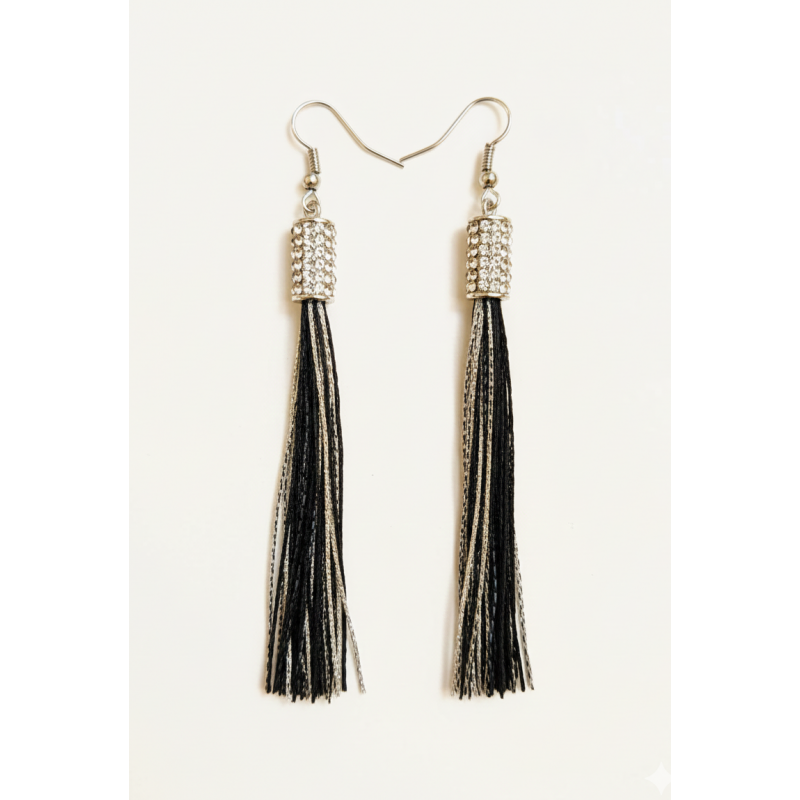 Joliano - Boucle d'oreille crochet Argentée