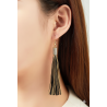 Joliano - Boucle d'oreille crochet Argentée