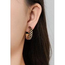 Nomusa - Boucle d'oreille clip Rouge