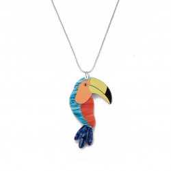 Okazaki Sautoir bleu jaune