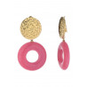 Niobe - Boucle d'oreille clip Rose