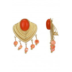 Zipporah - Boucle d'oreille clip Orange