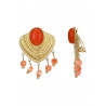 Zipporah - Boucle d'oreille clip Orange
