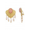 Zipporah - Boucle d'oreille clip Rose