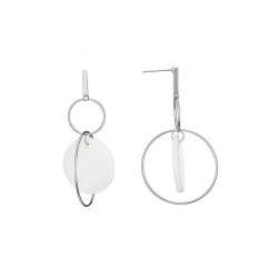 Maddie - Boucles d'oreilles tige blanc