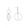 Maddie - Boucles d'oreilles tige blanc