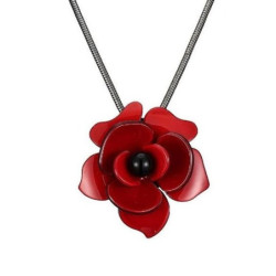 Lenna - Collier rouge