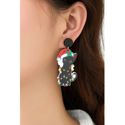 Chatnoir - Boucle d'oreille tige Acier