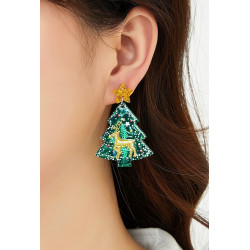 Sapin2 - Boucle d'oreille tige Acier