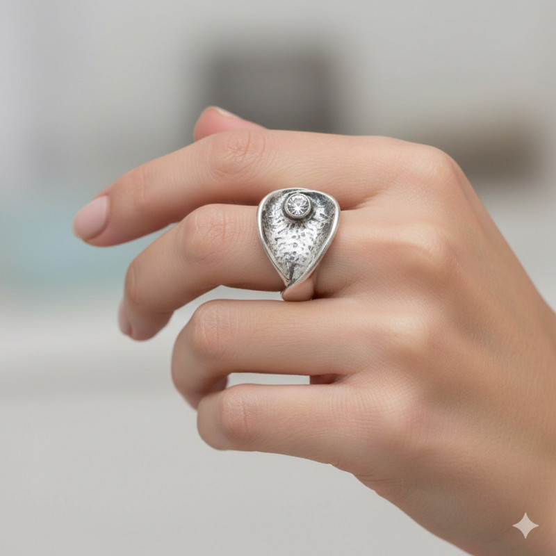 Hinata - Bague argenté