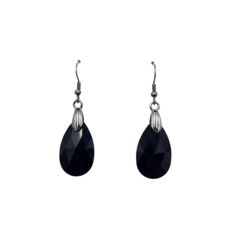 Galianne Boucle d'oreille dormeuse noire