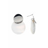 Steph - Boucle d'oreille tige blanche
