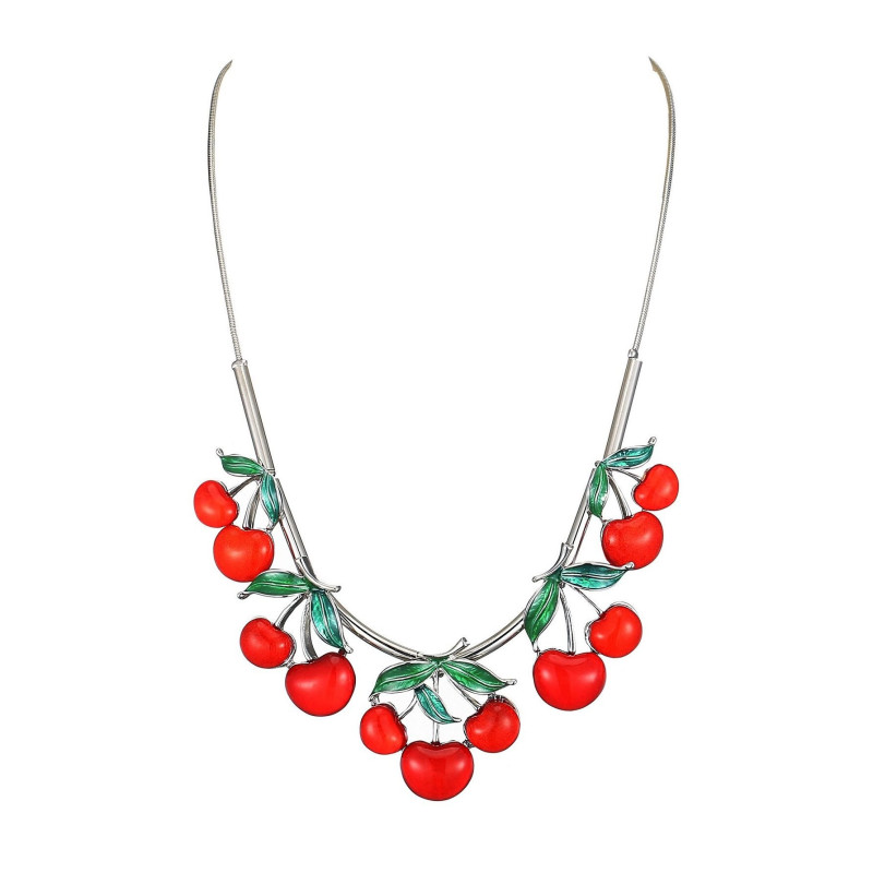 Luna - Collier rouge