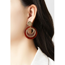 Umeka - Boucle d'oreille tige Acier rose