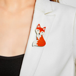 Oustinia - Broche renard