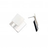 Manae - Boucles d'oreilles tige blanc