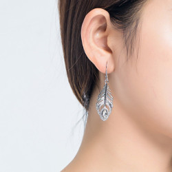 Walida - Boucle d'oreille argentée