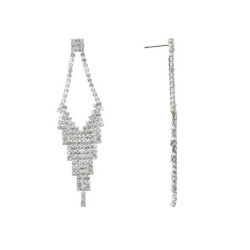 Wenona - Boucle d'oreille tige argentée