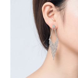 Wenona - Boucle d'oreille tige dorée