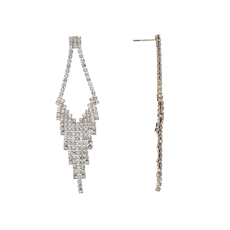 Wenona - Boucle d'oreille tige dorée