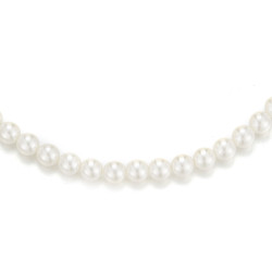 Sawsana - Collier perle de nacre (0.8cm) fermeture pince 2
