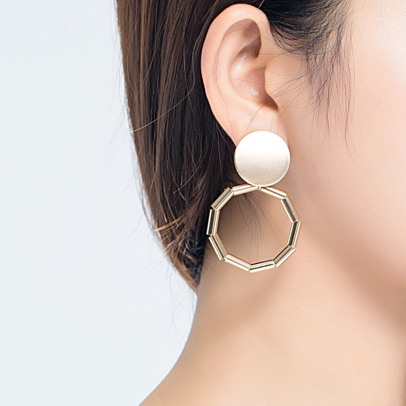 GRACY - BOUCLES D'OREILLES Clips or