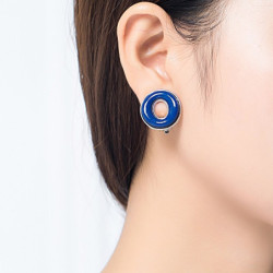 boucle oreille clip-1901006-bleu