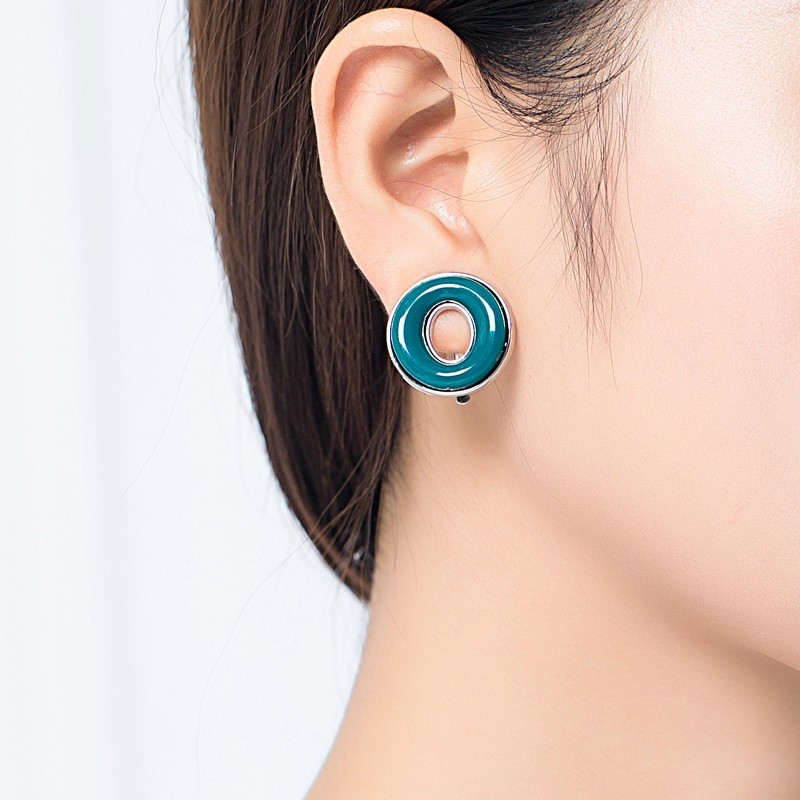 boucle oreille clip-1901006-vert