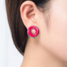 boucle oreille clip-1901006-fuchsia