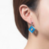 boucle oreille tige-1901014-bleu