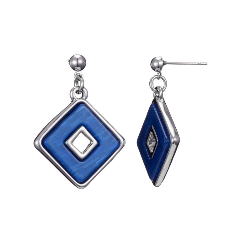boucle oreille tige-1901014-bleu