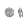 Amber - Boucle d'oreille a clips gris