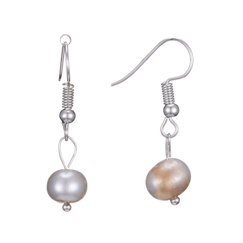 Souzanne - boucle oreille grise