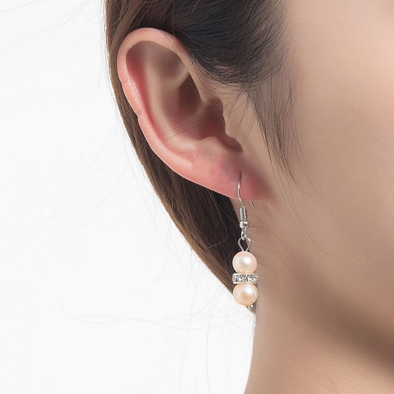 boucle oreille crochet-1901253-rose