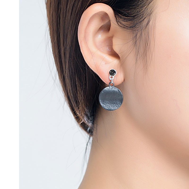 Marcie - Boucles d'oreilles tige noir