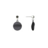 Marcie - Boucles d'oreilles tige noir