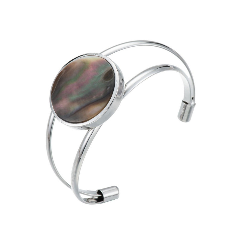 bracelet rigide nacre-1901222-noir