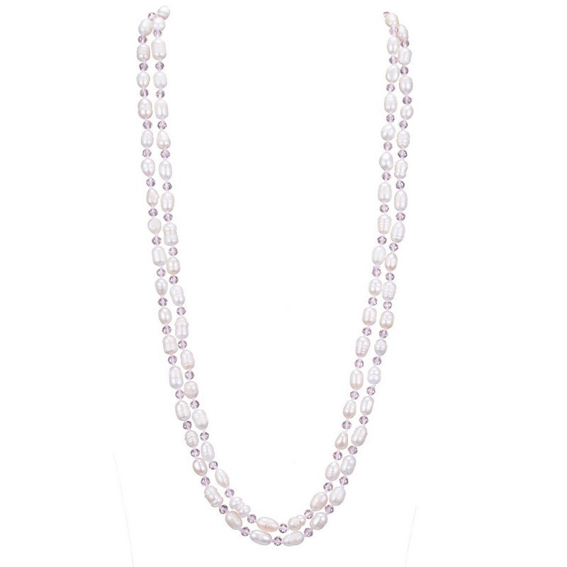 sautoir perle-1901254-rose