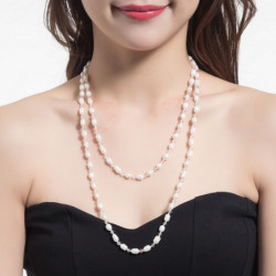 sautoir perle-1901254-rose