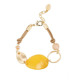 Thabata - Bracelet jaune