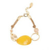 bracelet acrylique mousqueton-1901313-jaune