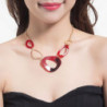 Thabata - Collier Rouge