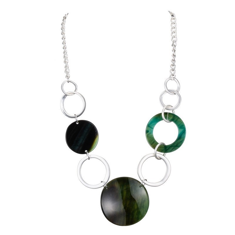 collier acrylique-1901313-vert