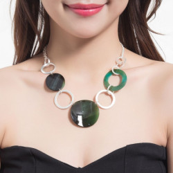 collier acrylique-1901313-vert