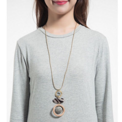 sautoir acrylique-1901316-leopard