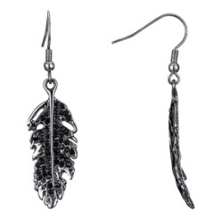 Kalie - Boucles d'oreilles tige noir