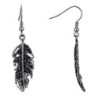 Kalie - Boucles d'oreilles tige noir