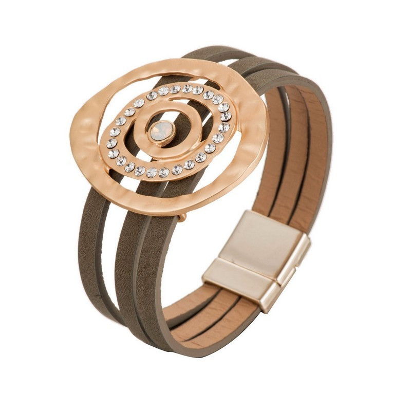 bracelet aimante-1901385-marron